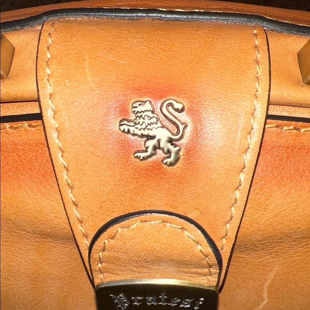 Pratesi Brown Leather Satchel - Picture 3 of 11